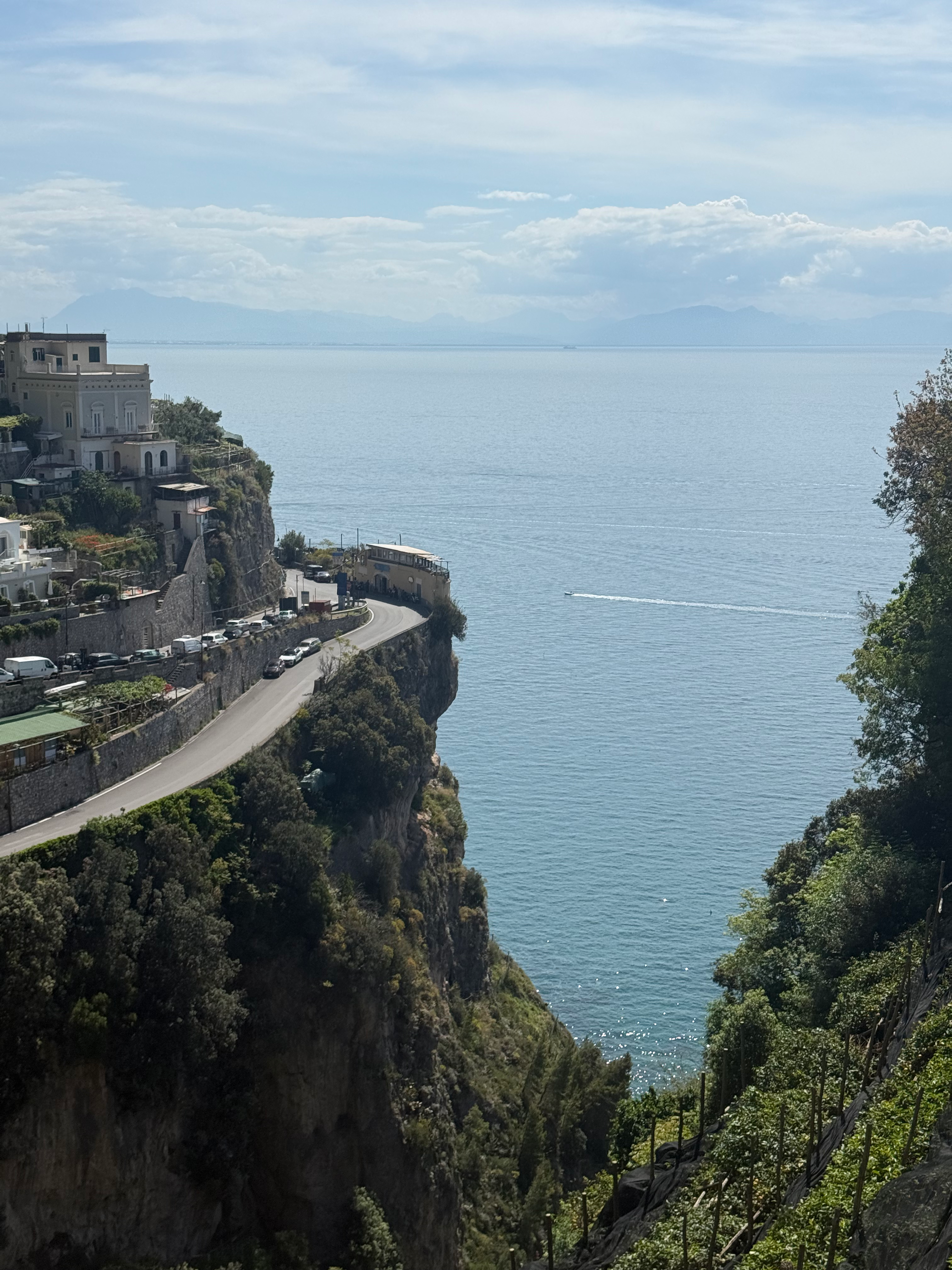 2025 April 28: cliff below Agerola
